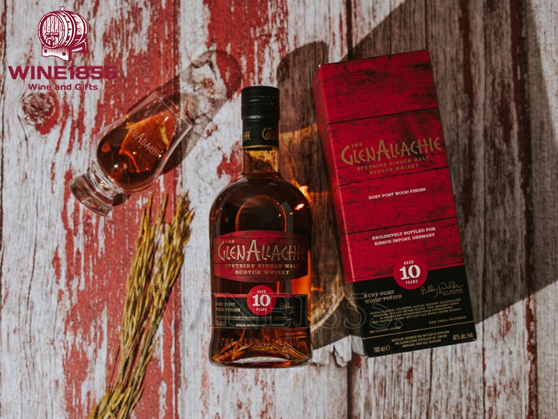 Whisky GlenAllachie 10 Ruby Port Wood Finish