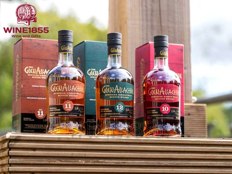 Whisky GlenAllachie 10 Ruby Port Wood Finish